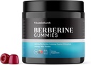 Beberine Gummies com Berberine HCL, Ceilão Canela & Leite Cardo para Imune e Apoio ao Metabolismo - Berry Cherry Flavor - 60 Contagem