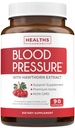 Suplemento de suporte à pressão arterial (NON-GMO) Premium ervas naturais, vitaminas e berries - alta dosagem de extrato de Hawthorn Berry – Suporta níveis de pressão arterial já no intervalo normal – 90 cápsulas