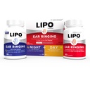 Kit de Combo Lipo Flavonoid Day & Night, Alívio de zumbido para Ringing Orelhas, Lipo Flavonoid Plus & Lipo Flavonoid Noite com Melatonina e Vitamina C, 90 Caplets