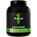 Regra 1 Mass Gainer - Fórmula de ganho de peso de alta calorias com 1,220+ Calorias, 250g+ Mistura complexa de carboidratos, 40g de proteína de soro por serviço (8 Servings, Vanilla Crème)