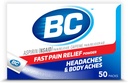 BC Powder (Alívio Rápido da Dor) Aspirina (AINE) e Cafeína (Contagem de 50 (10042037103993)