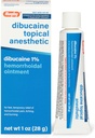 Rugby Dibucaína tópica Anestesia 1% Hemorroid Pomada - Creme de alívio da dor para coceira e queima, Tratamento de hemorroidas, Anti Comichão Creme 1 Oz (1 embalagem)