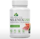 Selenex GSH □ Melhor para a produção de Glutationa 60 Capules □ NAC 600mg, SelenoExcell® Selenium 200mcg, Red Orange Complex 100mg