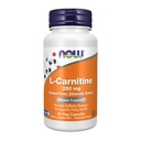 NOW L-carnitina 250mg, 60 Cápsulas (Pacote de 2)