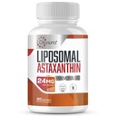 Suplemento de Astaxantina Lipossômico 24 MG, Absorção Máxima, Antioxidante Mais Forte do que VIT C, Não-GMO e Glúten Livre - 60 Softgels(2 meses de fornecimento)
