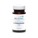 MetilPro L-Metilfolato 1 mg - L Folato de metilo, Suplemento de metilfolato para mulheres e homens, Vitamina metilada B9 (5-MTHF) para saúde cerebral, foco e calma - 90 cápsulas (Pacote de 1)