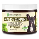 Silver Lining Herbs 34 Canine Al-R-G - Suplemento de Alergia Herbal para Cães - Suporte de Alergia Natural para Cães - Impulsiona a Resposta Saudável, Normal e Natural para Cães - 2 Ounce Jar