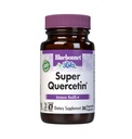 Bluebonnet Nutrition Super Quercetin Cápsulas vegetais, fórmula de vitamina C, melhor para o apoio sazonal e imunológico, sem OGM, sem glúten, sem soja, sem leite, Kosher, 30 cápsulas vegetais