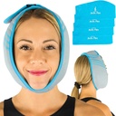 Vive Face Ice Pack Envoltório para alívio da dor da TMJ e dores de cabeça - Face Ice Pack para recuperação da cirurgia do maxilar, cirurgia oral e extrações de dentes sabedoria - Aquecimento Pad para cabeça e queixo - Terapia quente e fria