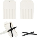 (16 Pcs) Filtros de protetor de cera Cerustop para próteses auditivas Suprimentos, filtros de cera de aparelho auditivo Fit Resound, Phonak, Widex e Unitron, kit de limpeza de peças de prótese auditiva