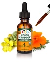 Herb Pharm Kids Cough Crusader – Fórmula líquida de ervas sem álcool certificada para crianças, Immune & Garganta Suporte, 1 fl oz