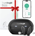 Discovery Bluetooth Hearing Aids for Senior Adults with Phone Call & Music Function, Recarregável, Confortável, Receptor-in-Canal (tipo RIC)