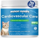 Cardio Mastiga para Gatos - Cuidado Cardiovascular Avançado - Saúde do Coração e Suporte à Circulação com Óleo de Salmão, Taurina, CoQ10 e Mais - Suplemento Felino para Função Cardíaca Optimal (Salmão)