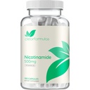 Vitamina B3 Nicotinamida 500mg - Forma de Alta Absorção de Vitamina B3 Niacin Flush Free for Hear Skin Brain and Energy Support - NAD Precursor - Made in a cGMP American Facility (180 Servings)
