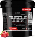 Ultimate Nutrition Muscle Juice 2600 Revolução, Peso Ganhar bebida Mix - massa Gainer exercício em pó suplemento para crescimento muscular Lean & Recuperação com 56g mistura de proteína - morango, 11.105lb