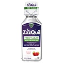 ZzzQuil, Ajuda para o sono à noite líquido, livre de álcool e corantes artificiais, 50 mg de difenidramina HCl, No.1 marca de ajuda para o sono, queda dormindo rápido, não-habit formando, acalmar sabor de berry, 12 FL OZ