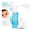 Frida Baby NaseFrida Saline Mist Nasal Inhaler, Spray descongestionante para congestão e alívio de alergia para bebês + Crianças, Nasal Saline Spray, acalma nariz recheado e garganta dolorida, inclui máscara