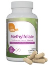Zahler Metilfolato - Suporta Desenvolvimento Fetal Saudável e Saúde Genética - Ácido Fólico Metilado de 1000 mcg DFE L-Metilfolato - Kosher Non GMO Folato de Metilo Suplemento para Mulheres (120 Cápsulas)