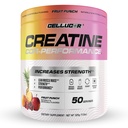 Cellucor Creatina em pó, Fruit Punch Flavor - Aumenta a força, massa muscular magra e resistência, Creatina micronizada para absorção rápida, 5g Creatina por serviço, 50 Servings
