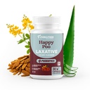 Laxantes naturais para alívio da constipação – Gentil Colon Cleanse com Probióticos e Fibra – Suporta Saúde Digestiva – Atuação Rápida para Mulheres e Homens – 30 Cápsulas – Poo Feliz