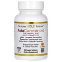 California Gold Nutrition Astaxantina Carotenoid Complex, Lutein, Lycopene, Astaxantina, 30 Veggie Softgels