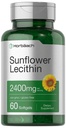 Horbäach girassol Lecithin Softgel Cápsulas □ 2400mg □ 60 comprimidos □ Naturalmente Ocorrendo fosfolipídios □ Não-GMO, Suplemento sem glúten