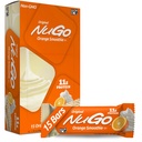 NuGo Protein Bar, Smoothie laranja, 11g Protein, Gluten Free, 15 Count