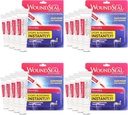 FeridaSeal Powder 4 Cada um (Pacote de 4) - Cuidados com feridas Primeiros socorros para cortes, raspas e abrasões - pára de sangrar em segundos sem pontos ou faixas