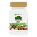 NaturesPlus Fonte de Vida Jardim Certified Organic Família Ferro 18 mg Cap - 30 Cápsulas Vegan - Suplemento de Ferro Baseado em Planta - Suporta Sangue Saudável - Vegetariano, Sem Glúten - 30 Servings