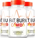 (3 Pack) Fat Burn Combo Cápsulas, FatBurn Combo Keto Formula, All Natural Weight Loss Supplement to Achieve Healthy-looking Body, Keto Fitness Pills, Comentários Oficiais (180 Cápsulas)
