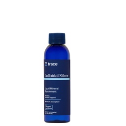 Trace Minerals □ Coloidal Silver Líquido 30 PPM Dose segura Suplemento Mineral, 99,99% Puro, Super-Oxigenado, Vegan 4 fl oz garrafa (1 pacote)