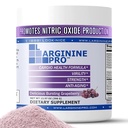L-Arginina PRO □ 5,500mg L-Arginina Plus L-Citrulina 1,100mg Uva em pó mistura suplemento para aumento da produção de óxido nítrico