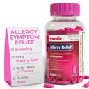 Alergia Temporal Alívio Difenidramina HCl 25 mg - 650 Caplets - Comparado com Benadril Alergia Ultratab - Anti-histamínico - Medicação de Alergia - Alívio de Nariz Runny para Adultos - Tratamento de Olhos Aguados