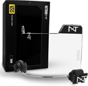 Nxtrnd VZR3 Football Visor, Curved Lens Technology, Adapta-se Adulto & Jovens Capacetes de Futebol