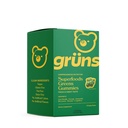 Gruns Super Verdes Gummy Bears - espirulina orgânica e chlorela, prebióticos para a saúde digestiva, 20+ Vitaminas e minerais - 14 saquetas - 112 chicletes