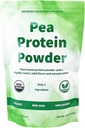 Cherie doce coração orgânico proteína de ervilha pó 1 lb, 100% não-GMO, livre de leite, Keto-friendly, sem glúten, sem soja, proteína baseada em plantas
