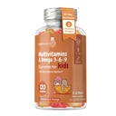 maxmedix Kids Gummies Multivitamin com Omega 3 6 9 - 120 Gummies (60 Servings) - Essential Kids Vitamina A, C, D & B12, Minerais & Nutrientes - Natural Raspberry & Orange Flavor - Terceira parte testado