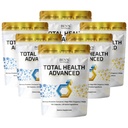 Ben's Natural Health Total Health Advanced, Prostate Support Supplement with 29 Ingredients Beta-Sitosterol, Vitaminas C, D, E, Zinc, Pigeum, Açafrão, Holy Basil, 900 Cápsulas, 6 Pack
