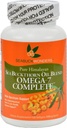 Seabuck Wonders Sea Buckthorn mistura de óleo - 500 mg - Omega 7 completo - natural - sem glúten - 120 Softgels (Pack of 2)