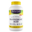 Origem saudável Premium Vitamina B5 Ácido Pantotênico 500 mg Cápsulas Vegan, Alta Força, Energia Boost e suporte de metabolismo, Cansaço e fadiga, Suplemento Acne para cuidados com a pele, Branco, 240 Contagem