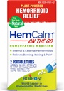 Boiron HemCalm On The Go Travel Essential for Hemorrhoid Alief of Dor, Coceira, Inchaço ou Desconforto - 2 Count (160 Pellets)