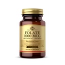 Solgar Folato 1000 mcg, 60 Comprimidos - 1000 mcg Bio-Active Metafolin - Vegan, Sem glúten, Leite Livre, Kosher - 60 Servings