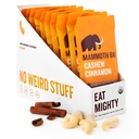 Caju Bar Canela- Orgânico, Paleo, Glúten Livre e Raw por Mammoth Bar, 10-12g Protein, 1.8 Oz. Bar (10 Bares) ...