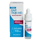 Eosera Ear Pain MD® - 4% Lidocaína gotas de ouvido para alívio máximo da dor de força - tratamento rápido de dor de ouvido para adultos e crianças (12,5 mL)