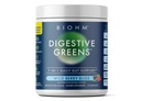 BIOHM Digestive Greens, Green Superfood Powder (7,4 Oz, 30 Servings) Imune & Gut Health Support with Antioxidants, Vitaminas, Probióticos & Enzimas, Boa Fonte de Fibra, Flavor de Berry