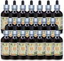 Tintura de Kava Kava (Piper Methysticum), Extrato Líquido da Raiz Seca (Nome da marca: HerbalTerra, Feito orgulhosamente nos EUA) 20x4 fl.oz (20x120 ml)
