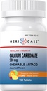 Genérica Carbonato de cálcio 500mg Antiácido mastigável, 150 contagem (Pacote de 1)