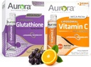 Vida Lifescience Aurora Nutrascience Mega Vitamina C & Glutationa Bundle, 64 Pacotes