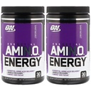 Nutrição ideal, (2 Pacote Essencial Amin.O. Energia, Uva Concord, 9,5 oz (270 g)