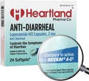Loperamida Hidrato de 2mg Anti-Diarreheal Medicina anti-gás Pacote de Blisters EUA Fabricado 24 Softgels